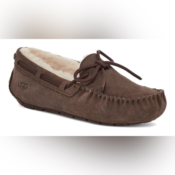 UGG Shoes - WOMEN'S UGG DAKOTA – COZY SUEDE MOCCASIN WITH WOOL LINING